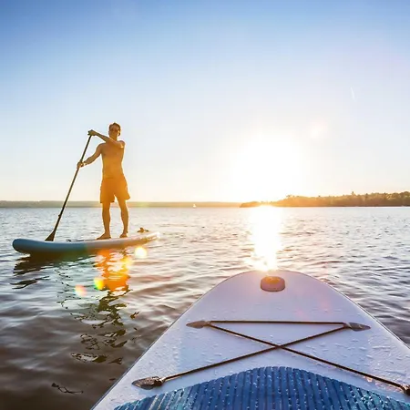 Lejlighed Yogasutra - Stilvolles 3-zimmer-apartment Mit Seeblick, Balkon & Sauna Krakow am See